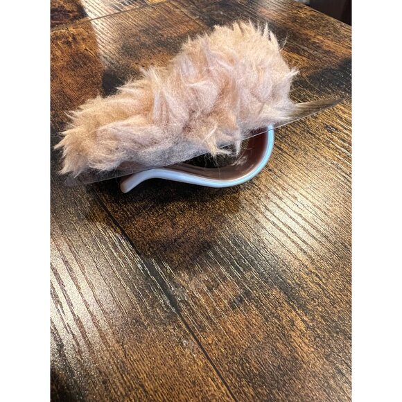 Bath & Body Works NWT Tan Shaggy/Fluffy Dog Head Scentportable Visor Vent, Dogs - Picture 4 of 5